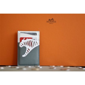 Hermes official website new leather Les Petits Chevaux card case