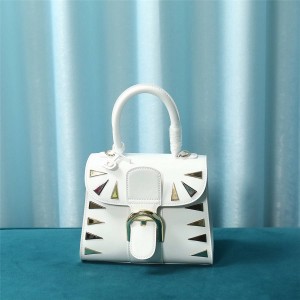 Delvaux fireworks series metallic patch brillant Mini Handbag