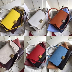 celine TRAPEZE small color-blocking Qianqiu bag wings bat bag