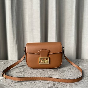 celine SULKY medium leather leather handbag 195303 caramel