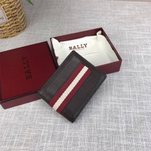 BALLY Men's Classic ID Folder Short Fold Card Holder