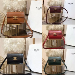 celine official website TRIOMPHE cow leather crossbody bag 195263