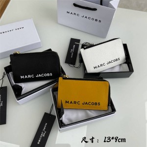 Marc Jacobs MJ New The Bold Zip Wallet Card Case