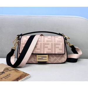 FENDI new pink BAGUETTE handbag shoulder bag
