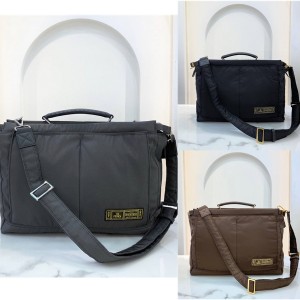 FENDI new nylon men's bag PEEKABOO handbag briefcase