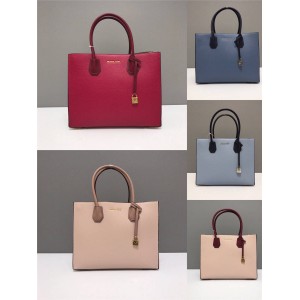 Michael Kors mk color block large Mercer lock square bag tote bag