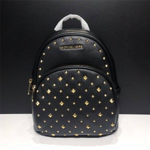 Michael Kors mk medium abbey backpack in leather with studs