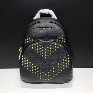 Michael Kors mk leather V-shaped rivet abbey women's backpack