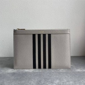 THOM BROWNE TB New 4 Stripes Calfskin Handbag