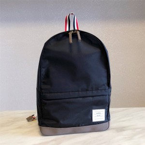 THOM BROWNE TB new nylon and suede backpack