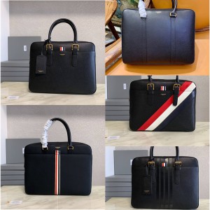 THOM BROWNE TB men's bag leather briefcase