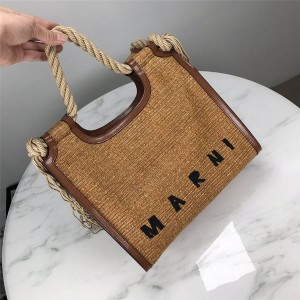 Marni Tropicalia women's handbag cross-body raffia tote bag