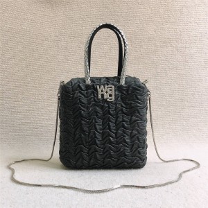 Alexander Wang pleated sheepskin handbag messenger bag