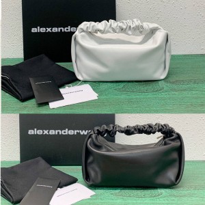 Alexander Wang scrunchie mini leather clutch