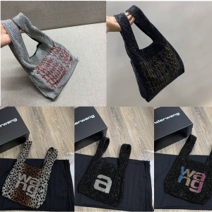 Alexander Wang crystal diamond wangloc mini shopping bag