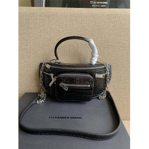 Alexander Wang crocodile grain leather handbag