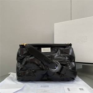 Maison Margiela Oil Wax Leather MM Glam Slam Cloud Bag