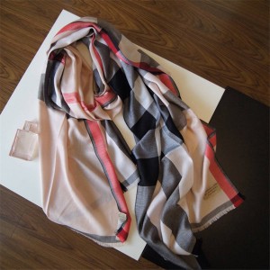 Burberry scarf new ocean heart diamond pattern cashmere shawl