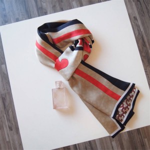 Burberry shawl new TB logo printed silk double scarf