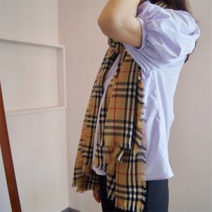 Burberry Vintage Check Lightweight Cashmere Scarf 80217421