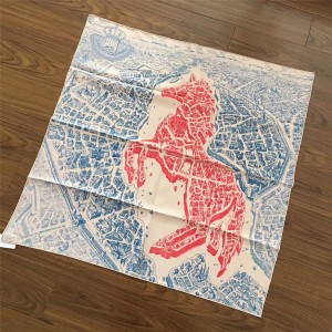 hermes official website new horse city silk print 90 cm square scarf