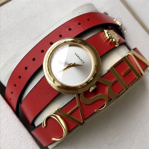 Versace official website new letter LOGO long strap quartz watch