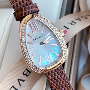 Bvlgari diamond SPP27C4PGL series quartz watch