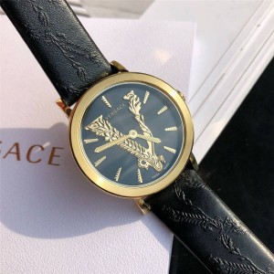 Versace quartz new ladies leather strap VIRTUS watch