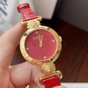 Versace official website fashion strap ladies quartz watch