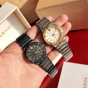 Versace official website ladies quartz GRECA LOGO watch