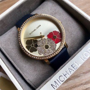 Michael Kors MK Women's Watch Petal Leather Strap Quartz Watch
