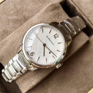 Burberry official website women's dark flower dial quartz watch bu10108