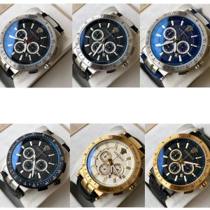 Versace Men's Multifunctional Six-Hand Sport Tech Quartz Watch