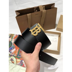 Burberry men's double-sided double TB 4.0CM belt 80098121