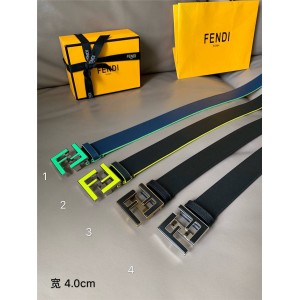 fendi official website new men's logo double F buckle belt 7C0368