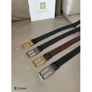 Givenchy men's new embossed leather business casual belt