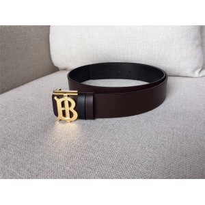 Burberry new TB buckle double-sided calf leather belt 4.0CM belt
