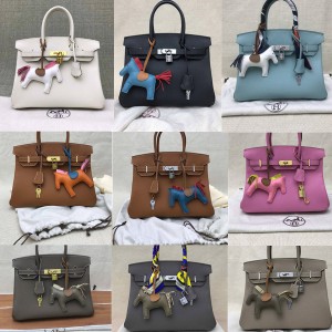 Hermes official website classic handmade TOGO leather Birkin 30 handbag