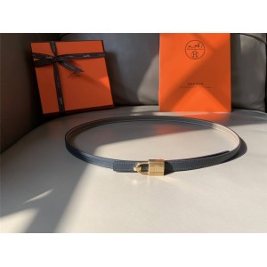 Hermes Women's Romance Belt Buckle Reversible Leather Belt 13mm