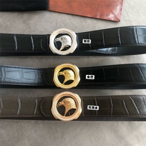 Stefano Ricci Eagle Head Round Buckle 38MM Belt Belt