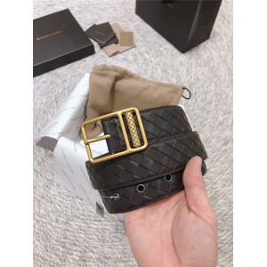 Bottega Veneta BV Men's Woven Double-Side Cowhide 3.5CM Belt