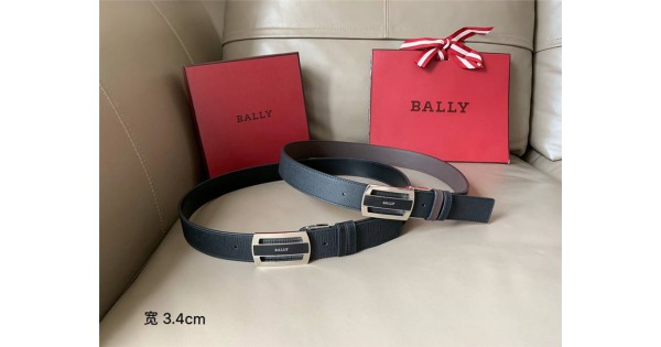 bally official website new men's leather Fabazia dress belt