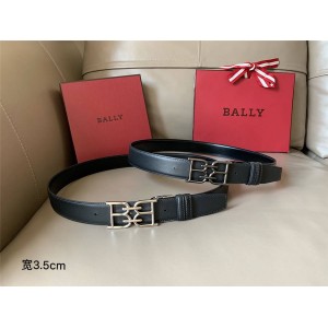 bally official website new men's leather B-CHAIN belt