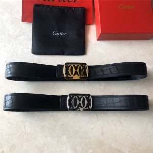 Cartier men's new deerskin fashion casual business belt
