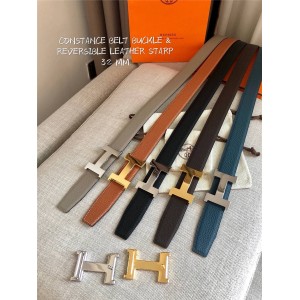 Hermes official website unisex belt Constance 32mm belt