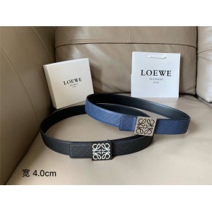 LOEWE men's new double-sided leather Anagram belt