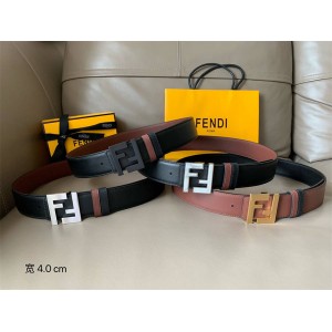 FENDI Men's FF Snap Buckle Belt 7C0424