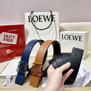 LOEWE Men's Anagram Belt in Smooth Calfskin 515.01.010