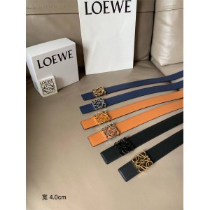 LOEWE Men's Anagram Belt in Smooth Calfskin 515.01.010