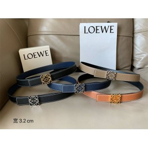 LOEWE Men's Reversible Anagram Belt 3.2CM